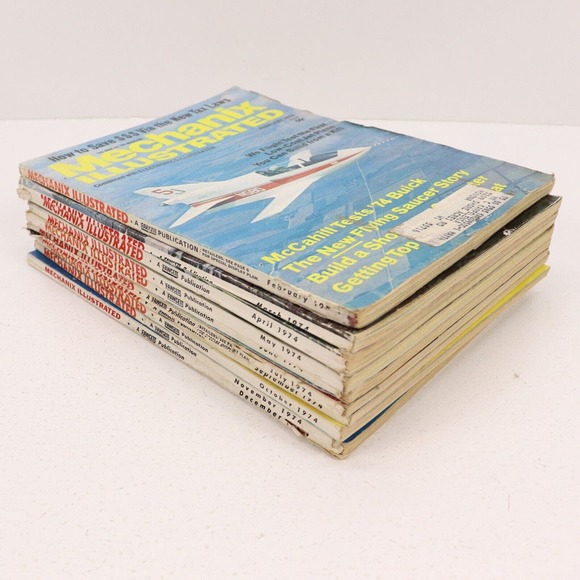 Mechanix Illustrated 1974 Lot of 10 - Picture 3 of 16